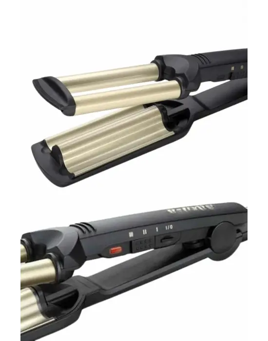 İkili Wag Maşa Saç Şekillendirici Seramik Kaplama Isı Ayarlı