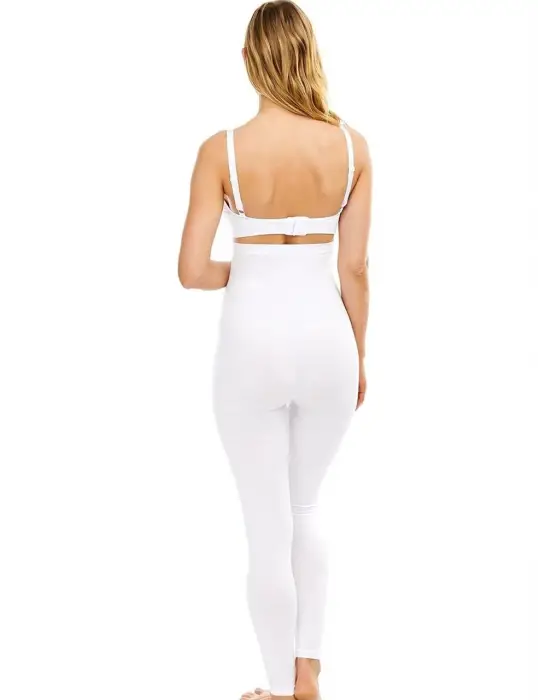 Omarı Rahat ve Şık Uzun Hamile Tayt White