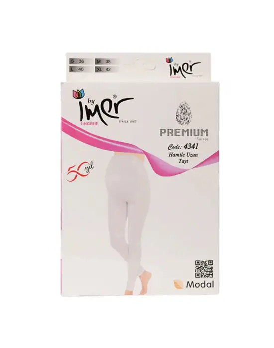 Omarı Rahat ve Şık Uzun Hamile Tayt White