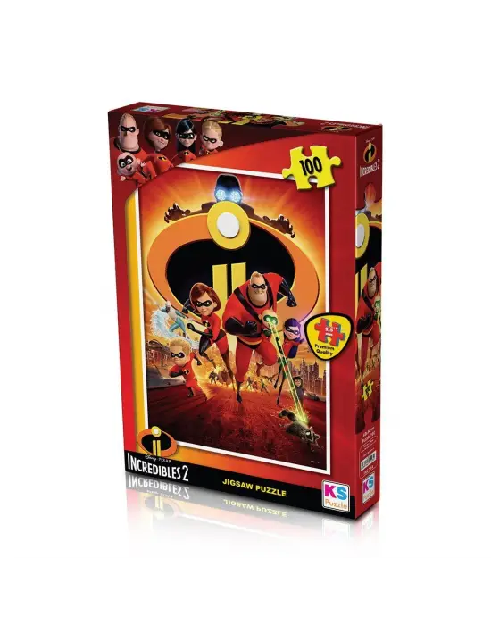 INC714 KS Incredibles / 100 Parça Puzzle