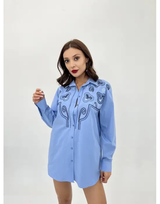 Omarı Hafif Kumaşlı ve Şık Gömlek