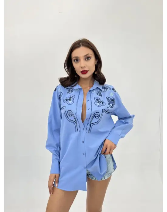 Omarı Hafif Kumaşlı ve Şık Gömlek