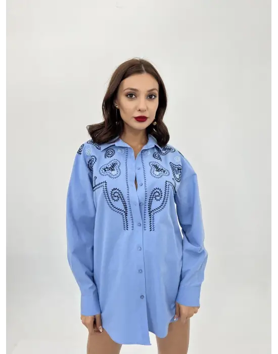 Omarı Hafif Kumaşlı ve Şık Gömlek