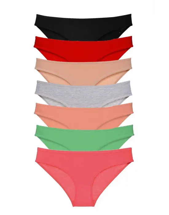 Omarı Süper Eko Likralı Kadın Slip Külot Set