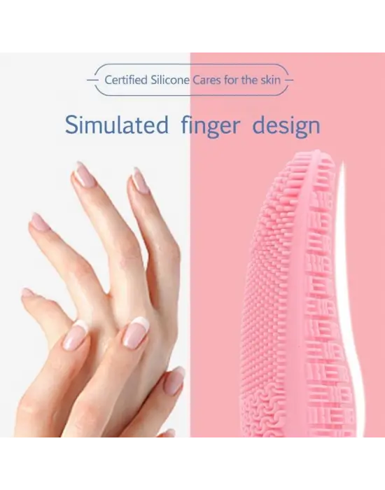 Omarı İnce Kaba Silikon Uçlu Elektrikli Yüz Temizleyici Fırça