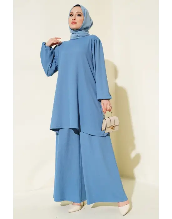 Çarpıcı Tunik Pantolon Alt Üst Takım