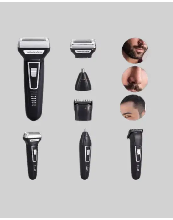 İnsua 3 Başlıklı Profesyonel Tıraş Makinesi – Sıfır Kesim, Hassas Başlık, Güçlü Motor