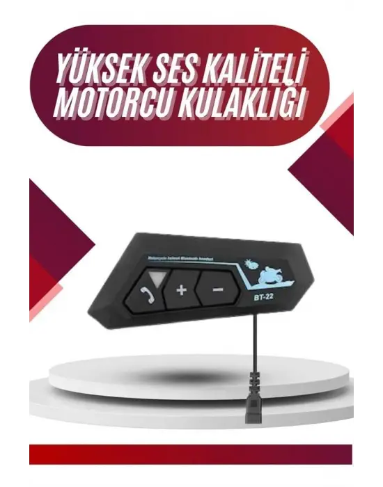 Intercom Bluetooth Kask Kulaklık Motosiklet Kulaklık 5.0 Bluetooth