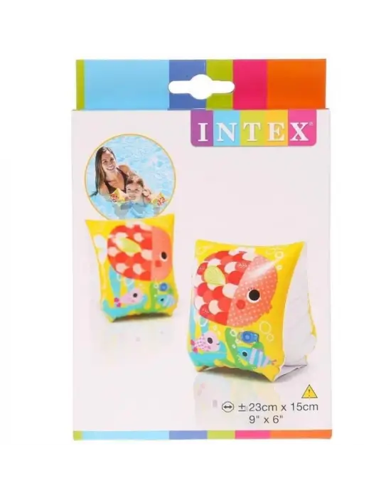 Omarı Tropikal Desenli Yüzme Kolluğu - 23x15 cm