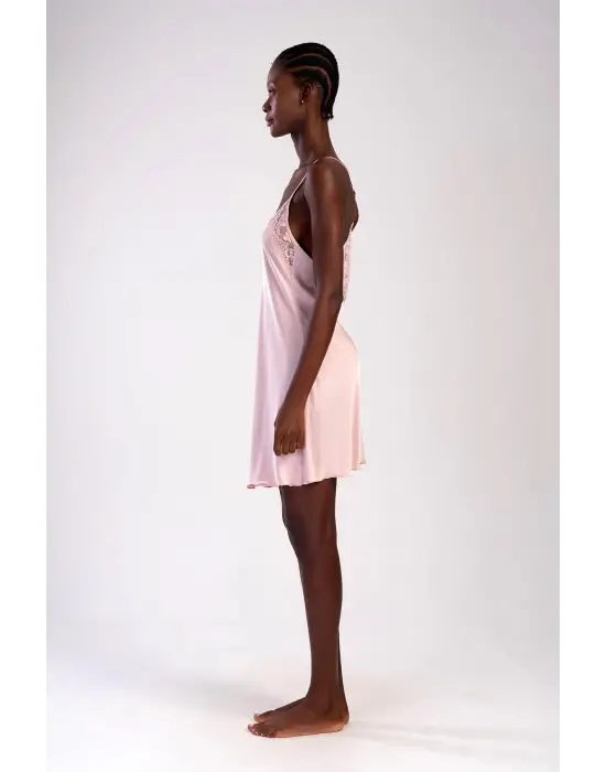 İpek Dokulu Lüks Saten Gecelik –Çeyizlik