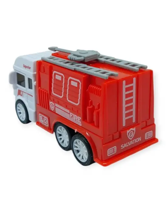 İş Makinaları Serisi - Sürtmeli İtfaiye Aracı 12 cm  - Panzer