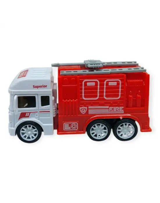 İş Makinaları Serisi - Sürtmeli İtfaiye Aracı 12 cm  - Panzer