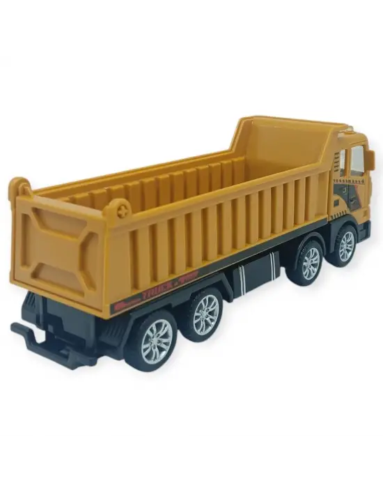 İş Makinaları Serisi - Sürtmeli Kamyon 18 cm  - Kamyon