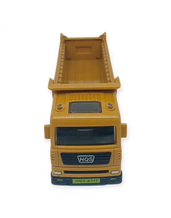 İş Makinaları Serisi - Sürtmeli Kamyon 18 cm  - Kamyon