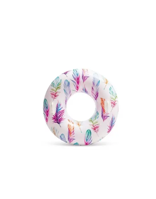 Omarı Yüzme Keyfi için İdeal Tutmaçlı Desenli Simit 97 cm