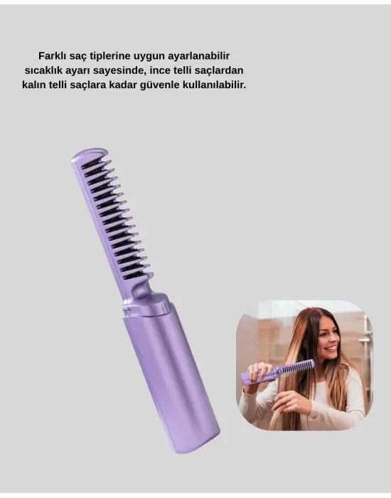 Isı Ayarlı Saç Düzleştirici – Her Saç Tipine Uygun Hassas Sıcaklık Kontrolü