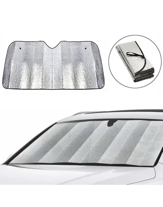 Isı Ve Güneş Yansıma Önleyici Oto Ön Cam Güneşliği Opel Astra Fiat Egea Hyundai İ20 Renault Megane