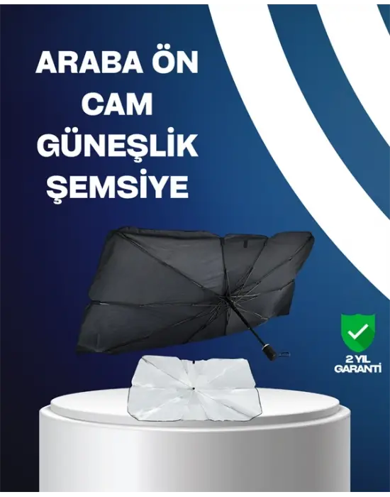 Isı Ve Uv Engelleyici Güneşlik – 360° Bükülebilir Şemsiye Sapı İle Konfor