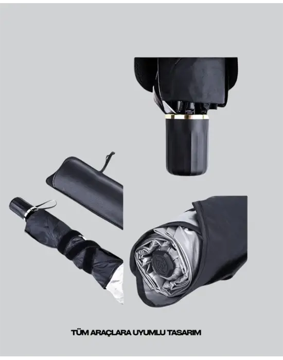 Isı Ve Uv Engelleyici Güneşlik – 360° Bükülebilir Şemsiye Sapı İle Konfor