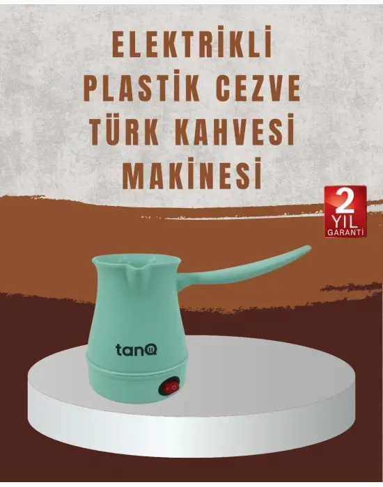 Işıklı Açma Kapama Anahtarlı Elektrikli Kahve Cezvesi