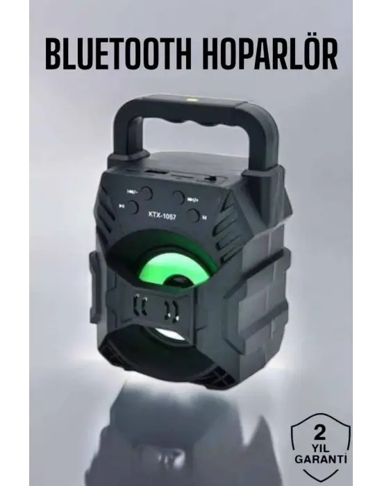 Işıklı Bluetooth Hoparlör Müzik Ve Renkli Işık Taşınabiilir