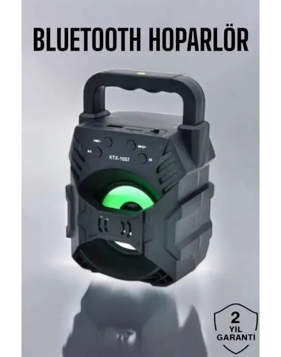 Işıklı Bluetooth Hoparlör Müzik Ve Renkli Işık Taşınabiilir