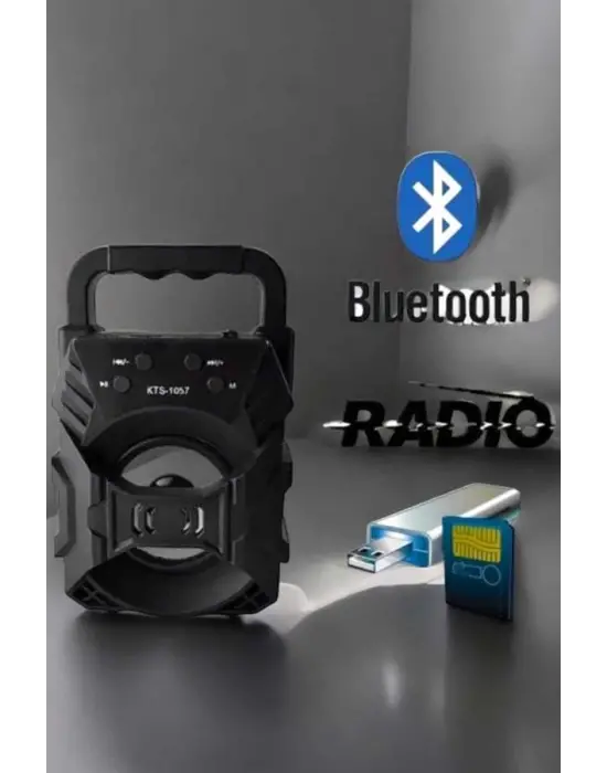 Işıklı Bluetooth Hoparlör Müzik Ve Renkli Işık Taşınabiilir