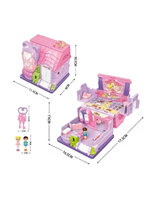 Omarı Işıklı Müzikli Aksesuarlı Ev Dekorasyonu Açılıp-Katlanır