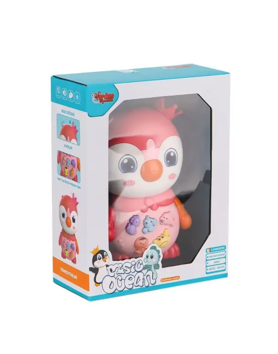 Omarı Işıklı ve Müzikli Penguen Pianosu