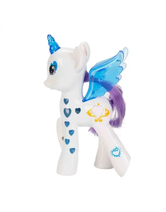 Işıltılı Pony Figür - Işıklı Figür - Mavi