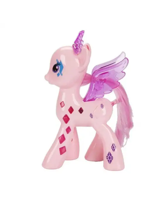 Işıltılı Pony Figür - Işıklı Figür - Pembe
