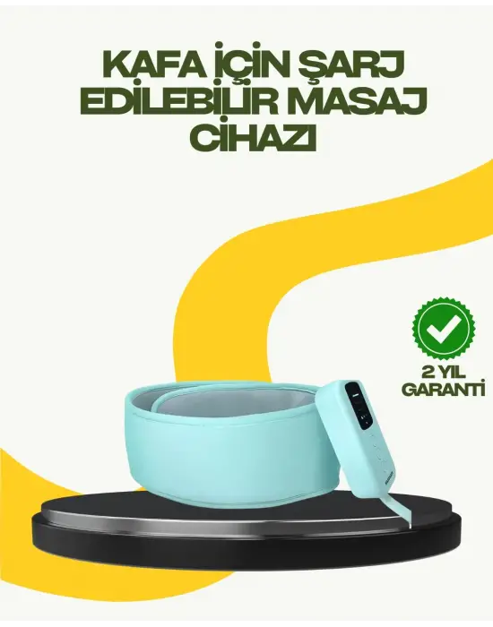 Isıtmalı Baş Masaj Aleti Rahatlatıcı Ve Stres Giderici Tasarım