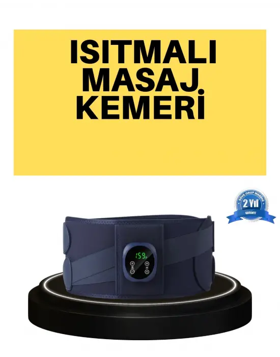 Isıtmalı Masajlı Bel Destek Kemeri Ev Tipi Kullanım
