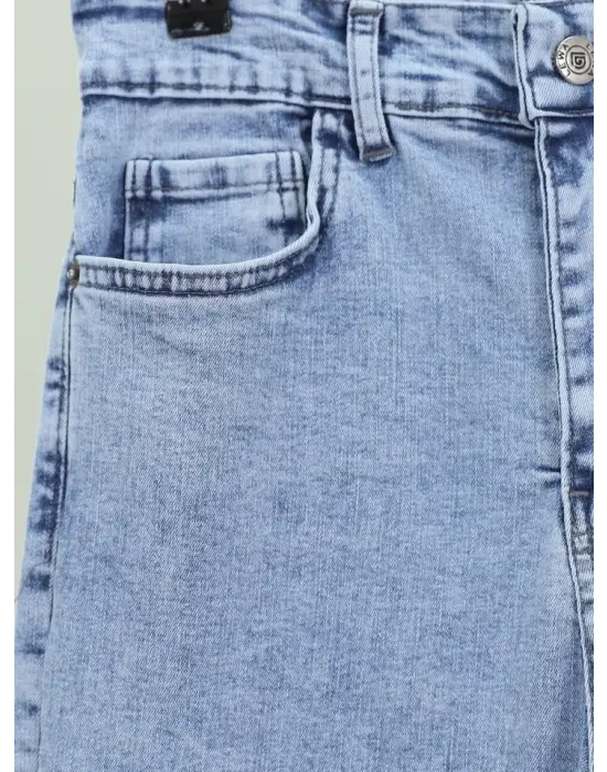 Omarı Yüksek Bel Kot Pantolon - İspanyol Paça Stili