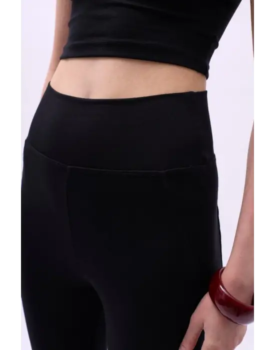 Yüksek Bel İspanyol Paça Tayt