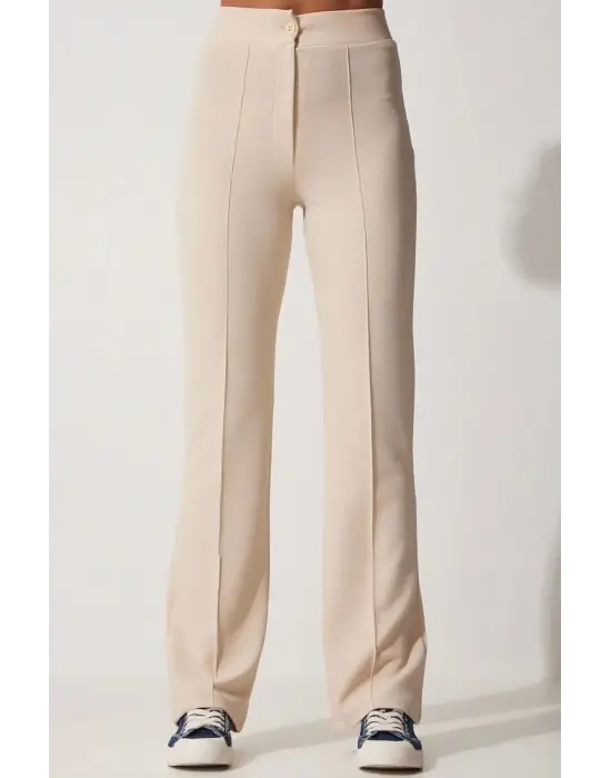 İthal krep kumaş palazzo pantolon