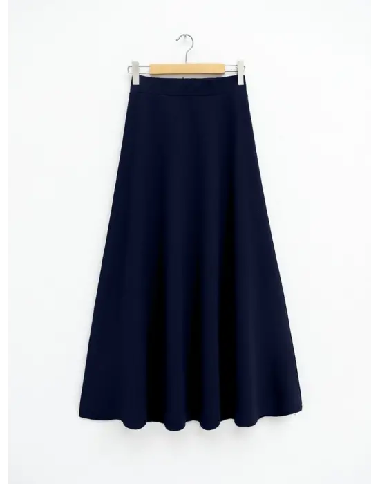 İthal Likralı Krep Kumaş Kiloş Çan Etek  -Laci