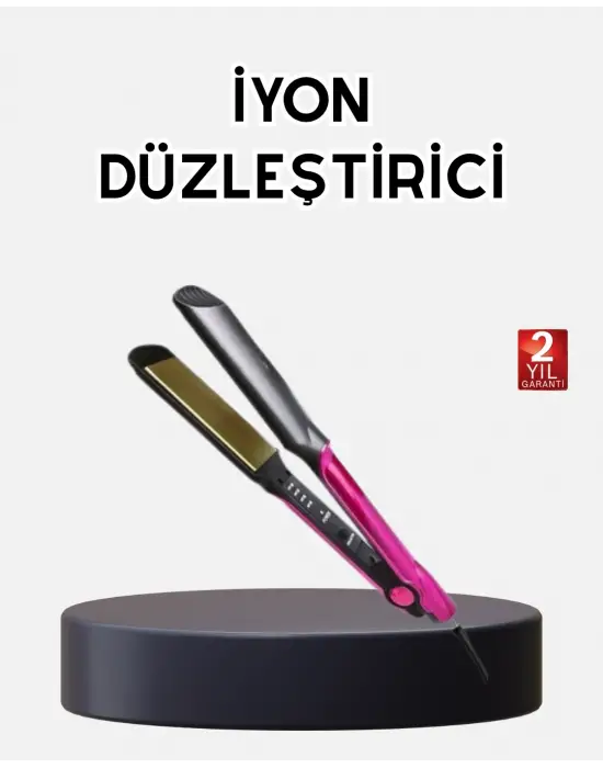 İyonik Saç Düzleştirici – 220°c Isıya Kadar Çıkan, Led Göstergeli Ve Eşit Isı Dağılımlı Plaka