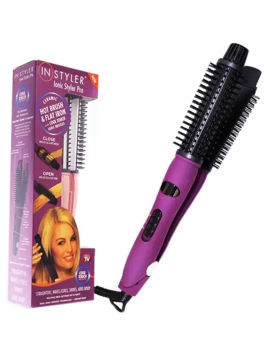 Omarı Iyonik Saç Kıvrımlaştırıcı ve Düzleştirici Tarak