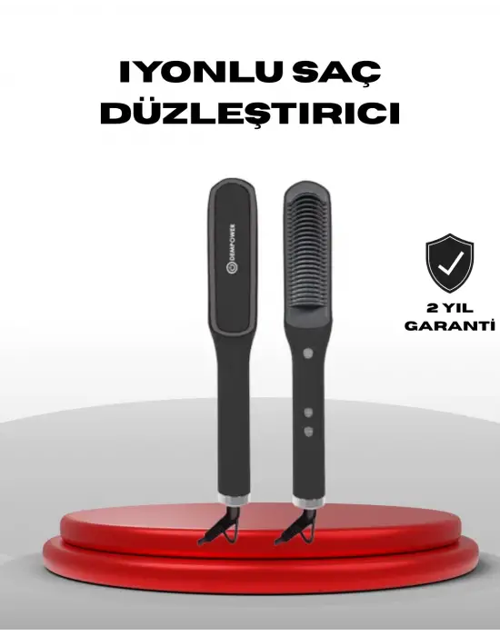 İyonlu Saç Düzleştirici Tarak Hızlı Isınma Ve Ayarlanabilir Isı