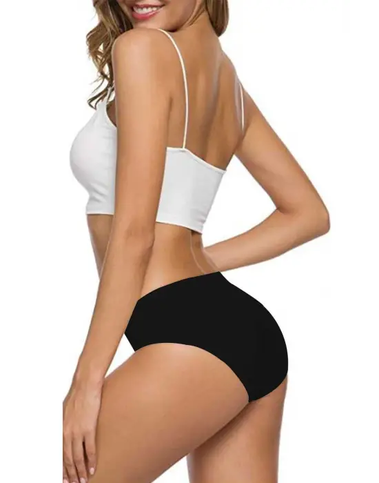 Omarı Esnek Dikişsiz Lazer Kesim Iz Bırakmayan Külot Seti