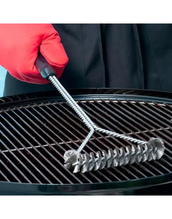 Omarı Paslanmaz Çelik Izgara Temizleyici Fırça