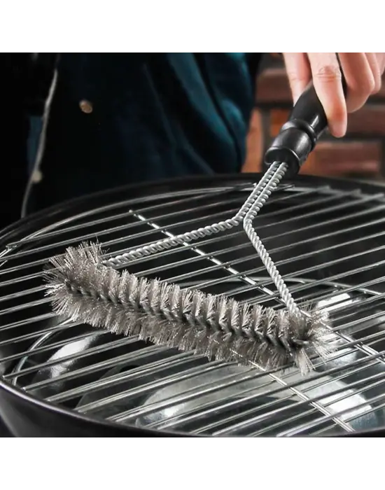 Omarı Paslanmaz Çelik Izgara Temizleyici Fırça