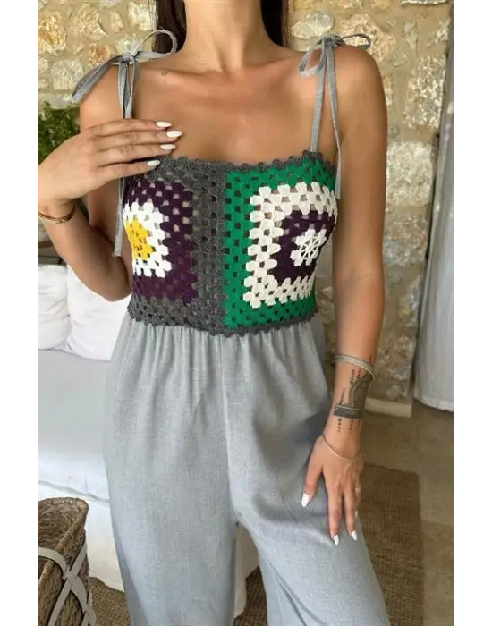 Jasmin Süzüneli Keten Tulum 1280-08