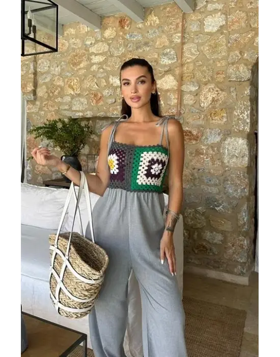 Jasmin Süzüneli Keten Tulum 1280-08