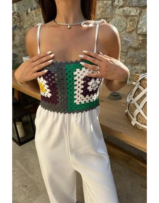 Jasmin Süzüneli Keten Tulum 1280-08