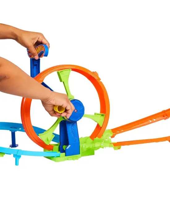 Omarı Hızlı Fırlatma ve Döngü Parkuru Oyun Seti