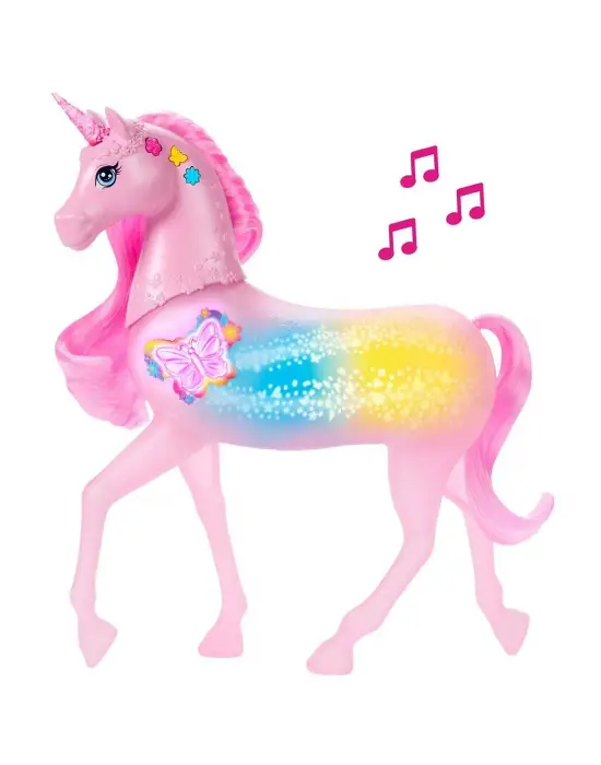 JCP78 Barbienin Işıltılı Tek Boynuzlu Atı