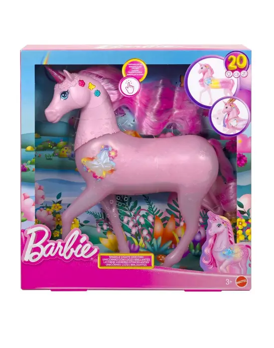 JCP78 Barbienin Işıltılı Tek Boynuzlu Atı