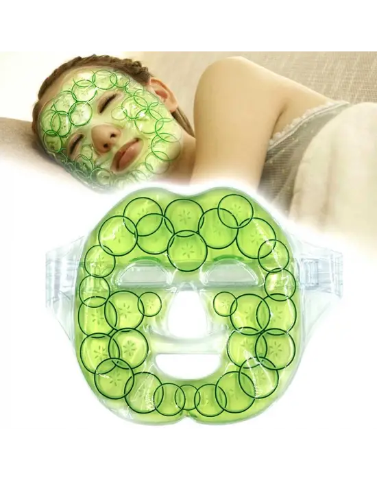 Omarı Canlandırıcı Soğutma Yüz Maskesi - Baş Ağrısı ve Rahatlama İçin